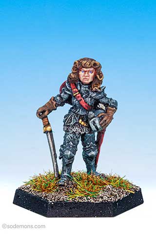 C01 Female Fighter In Ornate Armour