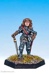 C01 Female Fighter In Ornate Armour