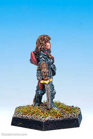 C01 Female Fighter In Ornate Armour