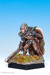 (-27) Female Fighter with Sword and Cloak (FF85d)