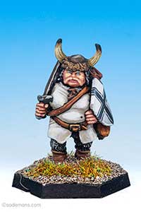 (-32) Fat Lady Fighter with Horned Helmet (FTF56)