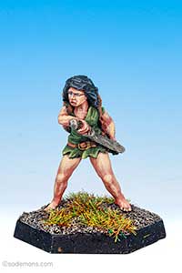 (-33) Amazon with Sword, Dagger and Pack (FTF50)