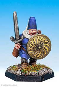 (-41) Fat Lady Fighter with Large Shield (FTF58)