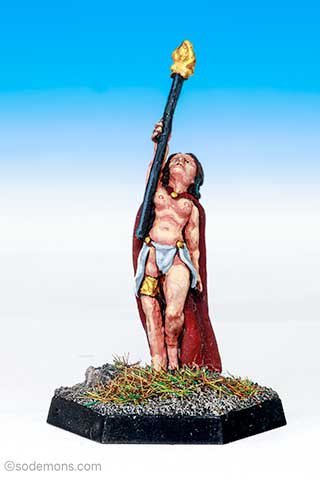 (-34) Nubile Young Enchantress with Wand (FTW&C02/3c)