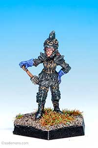 Female Cleric in Ornate Armour  (C03C1-4)