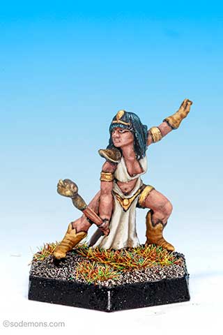 Priestess with Mace (C03C1-7)