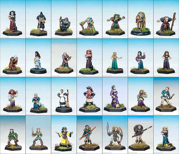 Sorceresses, Horrors, Citizens and Characters