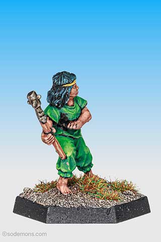 C05-27 Mistress of the Martial Arts with Mace