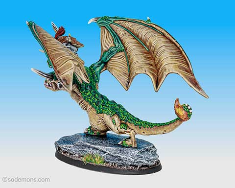 Orc Warboss on Wyvern (Unreleased)