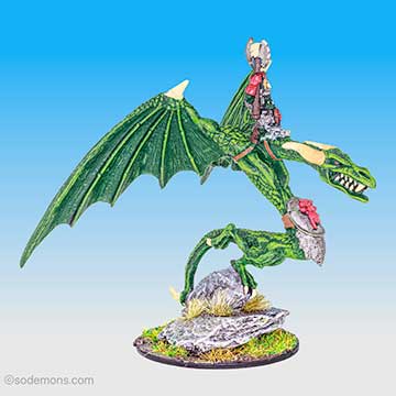 Warmaster Orc Boss on Wyvern