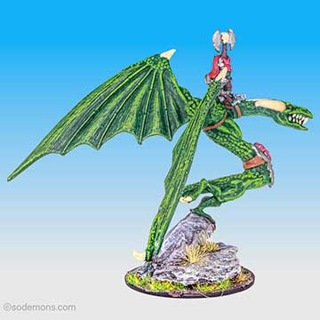 Warmaster Orc Boss on Wyvern