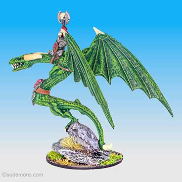 Warmaster Orc Boss on Wyvern