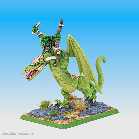 MB8 Orc War Wyvern - looped tail