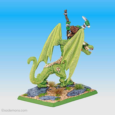 MB8 Orc War Wyvern - looped tail