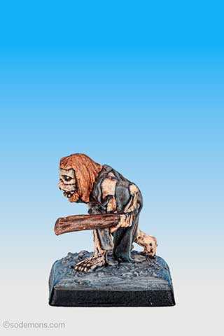 C19 Zombie crawling with Club