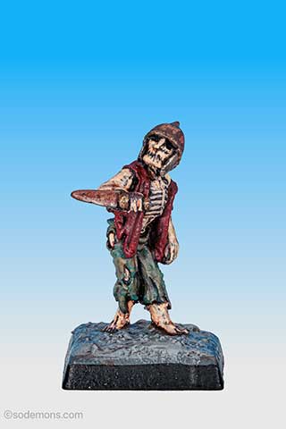 FTZ4 Zombie with Butcher's Knife